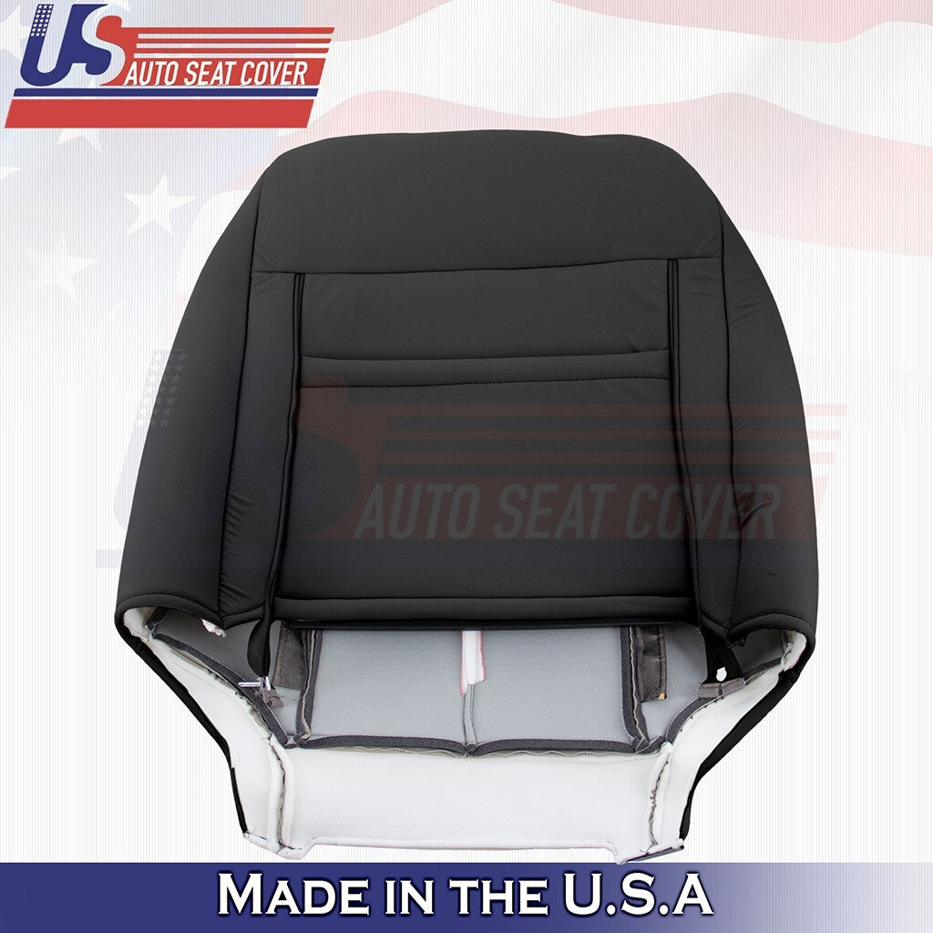 2007 to 2014 Fits Ford Expedition XLT Passenger Top Cloth Seat Cover Black
