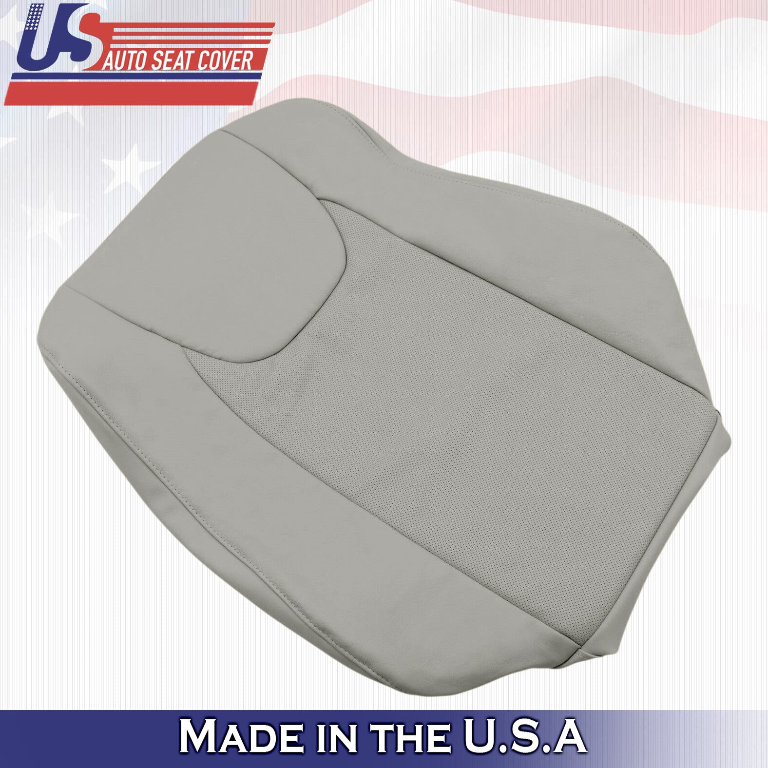2012 For Lexus RX350 RX450H Driver Top & Bottom Perf Leather Seat Covers Gray