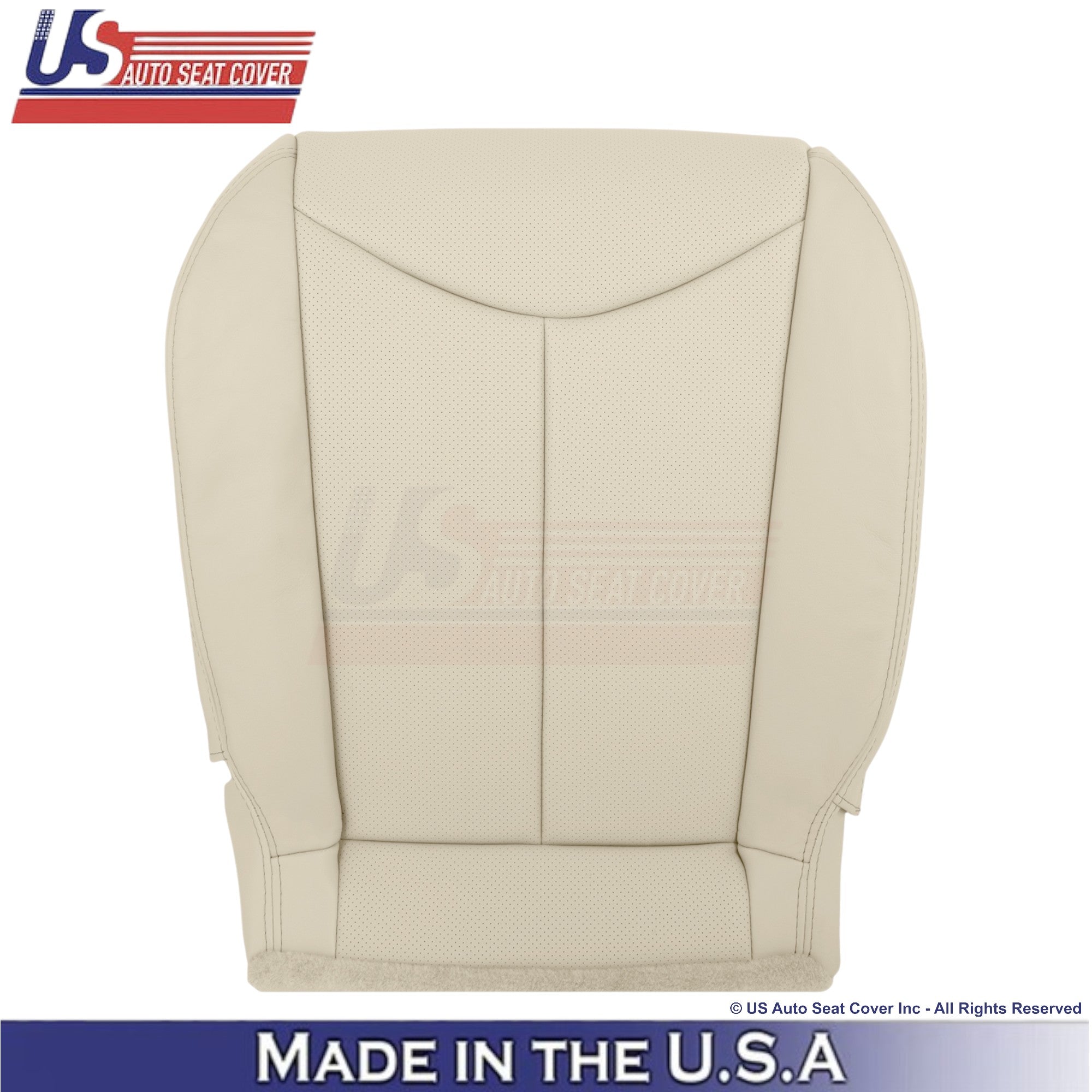 2008-2013 For Infiniti G37 Leather Perforated Front Replacement Seat Covers Wheat