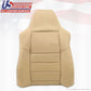 2008 - 2010 Ford F-250 Driver Top Lean Back Leather Seat Cover Stone Gray 4S 8S