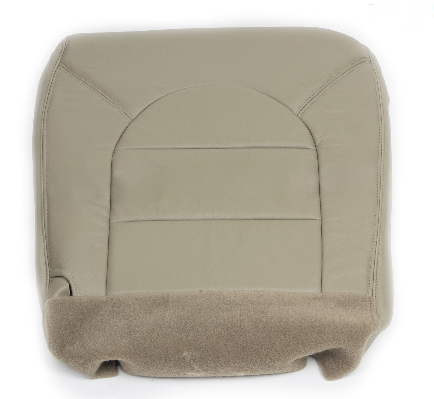 2000 Ford F-250 F-350 Lariat Passenger Bottom Replacement Leather Seat Cover Tan