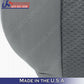 Driver & Passenger Top Cloth Seat Cover Steel Gray 2011 2012 2013 2014 Ford F150