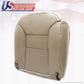 1995-1998 1999 GMC Sierra Yukon Tahoe Driver Side Bottom Leather Seat Cover Tan