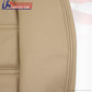 2002 to 2005 Ford Explorer XLS Driver Bottom Replacement Leather Seat Cover Tan