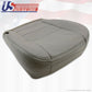2002 to 2007 Ford F250 F350 Lariat Bottom Leather Seat Cover Gray