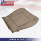2009 2010 Ford F150 Lariat Driver Passenger BOTTOM PERFORATED Leather Cover Tan
