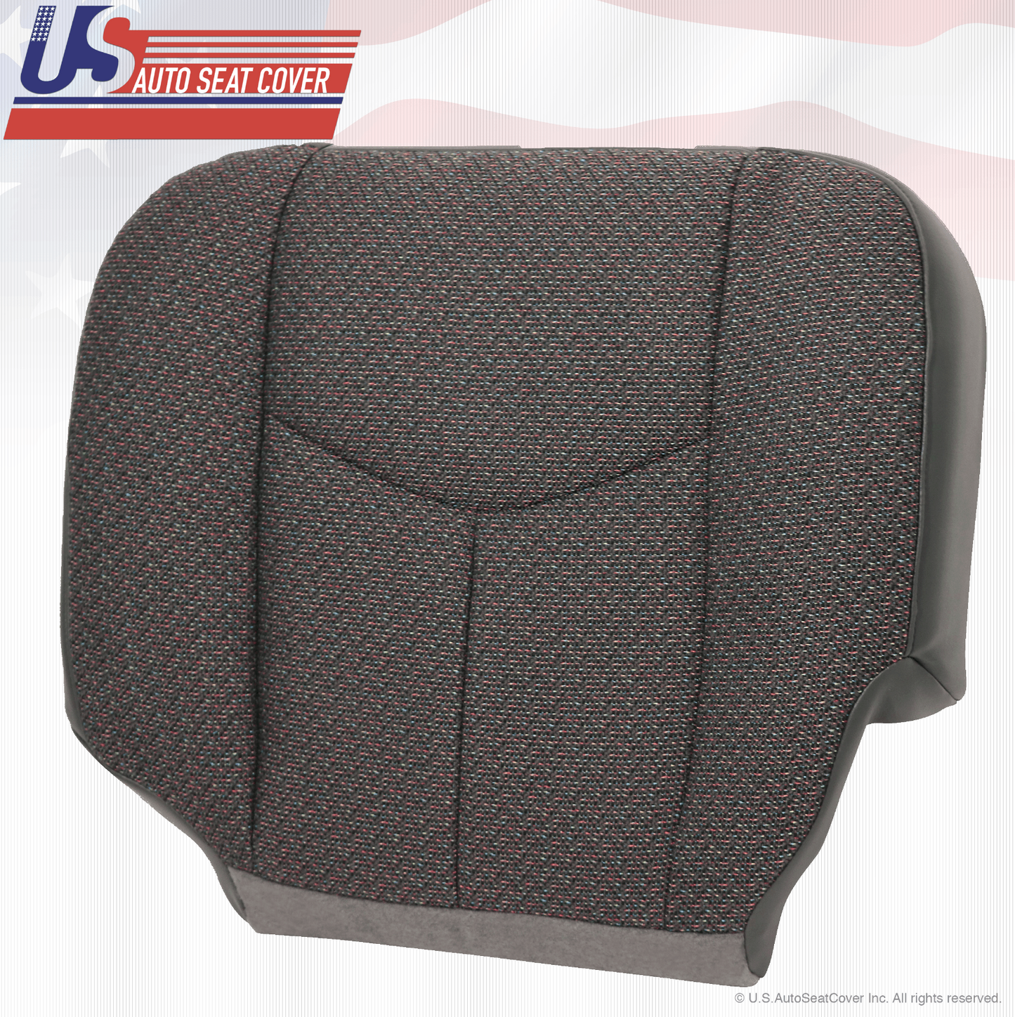 2003 Chevy Silverado 3500 Driver Bottom Replacement Cloth Seat Cover Dark Gray