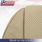 Driver Passenger Bottom Perforated Leather Cover Tan For Acura MDX 2007 to 2012