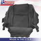 Fits 2007 Lexus IS250 Driver Side Bottom Seat Cover- Perforated Leather- Black