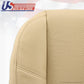 2007 2008 Cadillac Escalade Driver and  Passenger Seat Bottom Leather Covers Tan