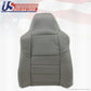 2002 2003 2004 2005 FORD EXCURSION XLT FRONT UPPER LEAN BACK MED GRAY LEATHER