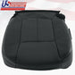 2015 2016 Ford F450 F550 Lariat Driver Bottom Perforated Leather Seat Cover Blk