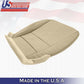 Driver Passenger Bottom Perforated Leather Cover Tan For Acura MDX 2007 to 2012