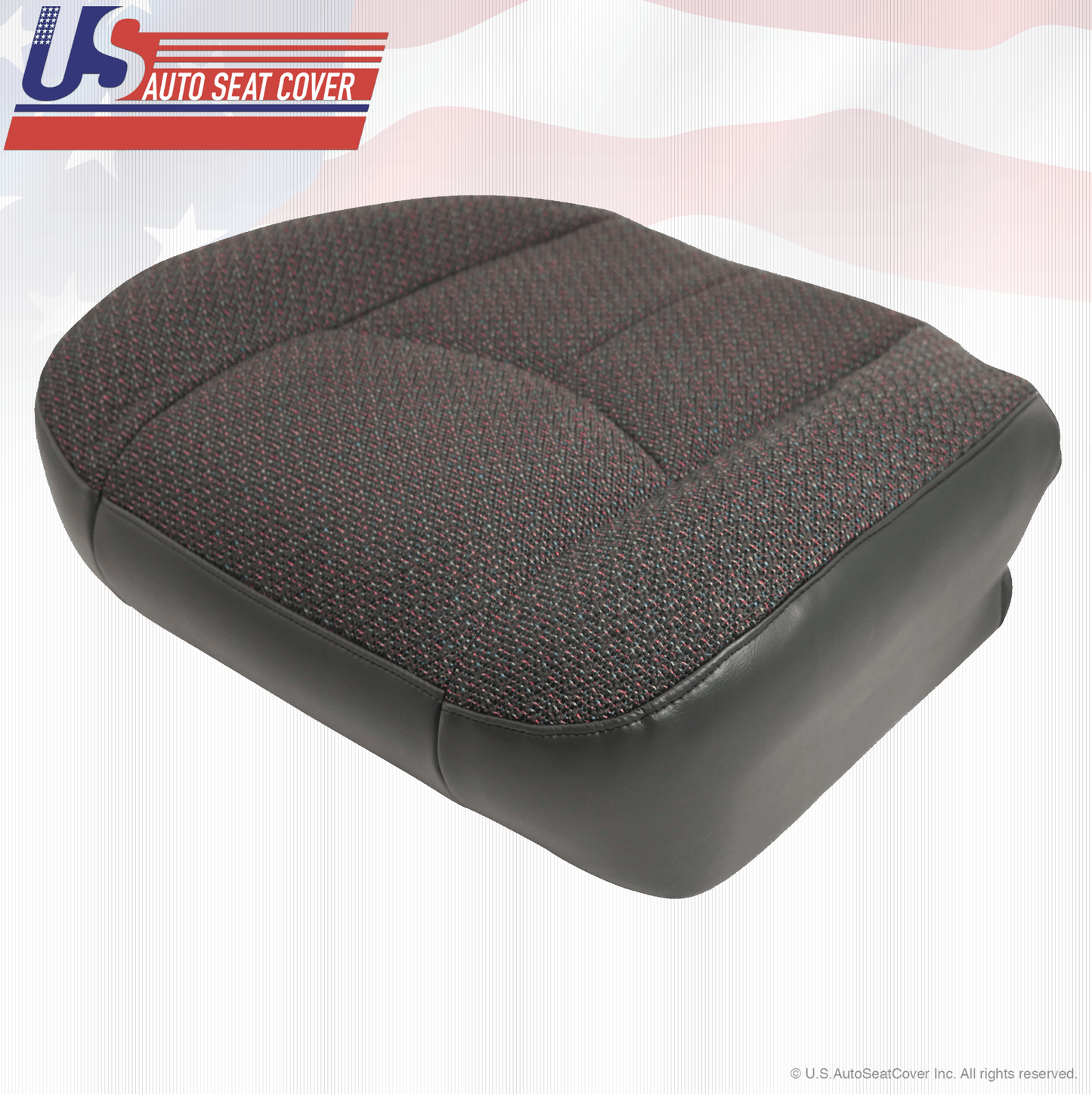 2003 Chevy Silverado 3500 Driver Bottom Replacement Cloth Seat Cover Dark Gray