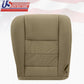 2008 2009 Ford F250 XLT Driver Bottom Cloth Seat Cover replacement in 2tone Tan