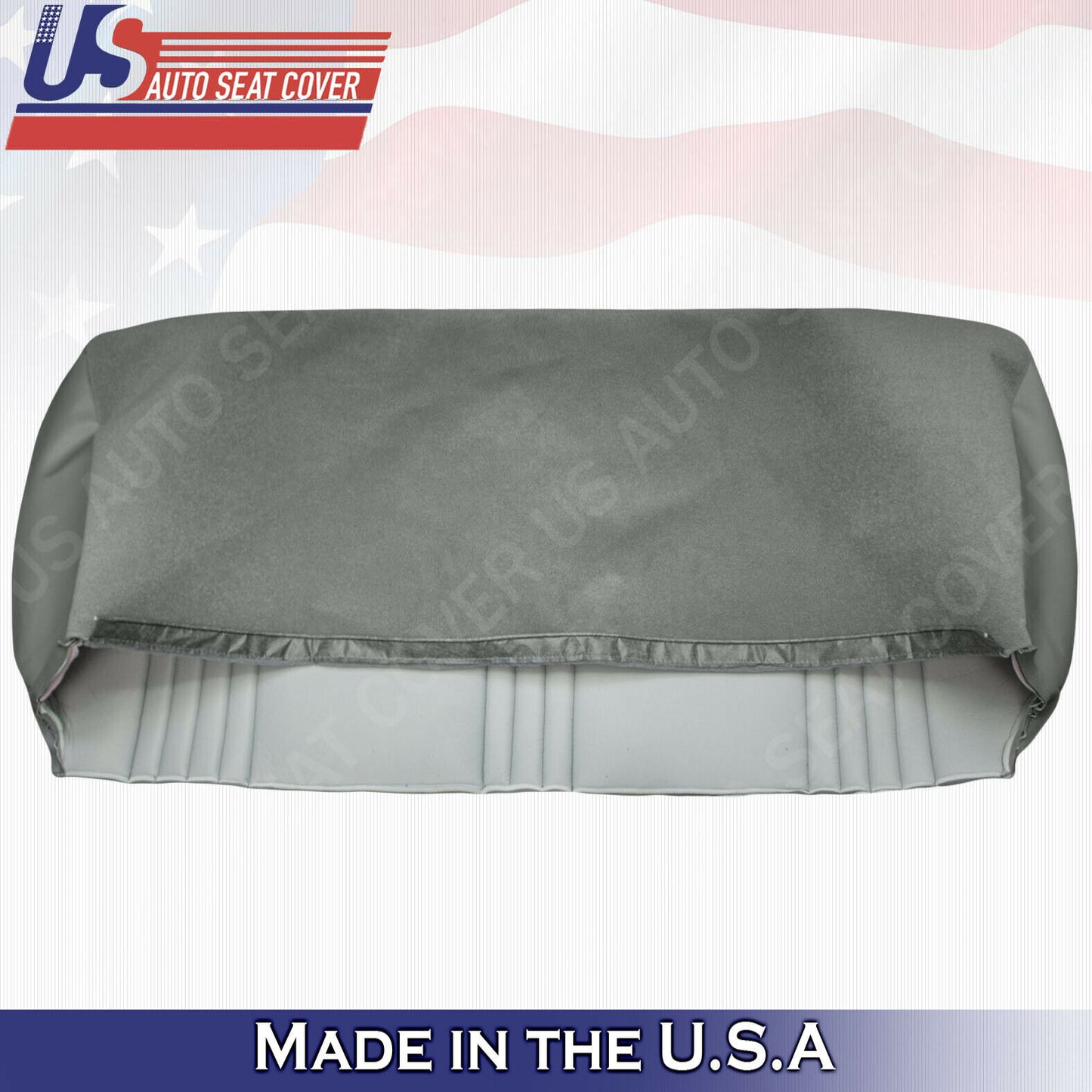 1995 - 2000 Fits For Chevy Silverado Work Truck Bench Top Seat Vinyl Cover Gray