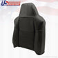 2008 to 2010 Ford F250 F350 Lariat Driver Bottom/Top Leather Seat Covers BLACK
