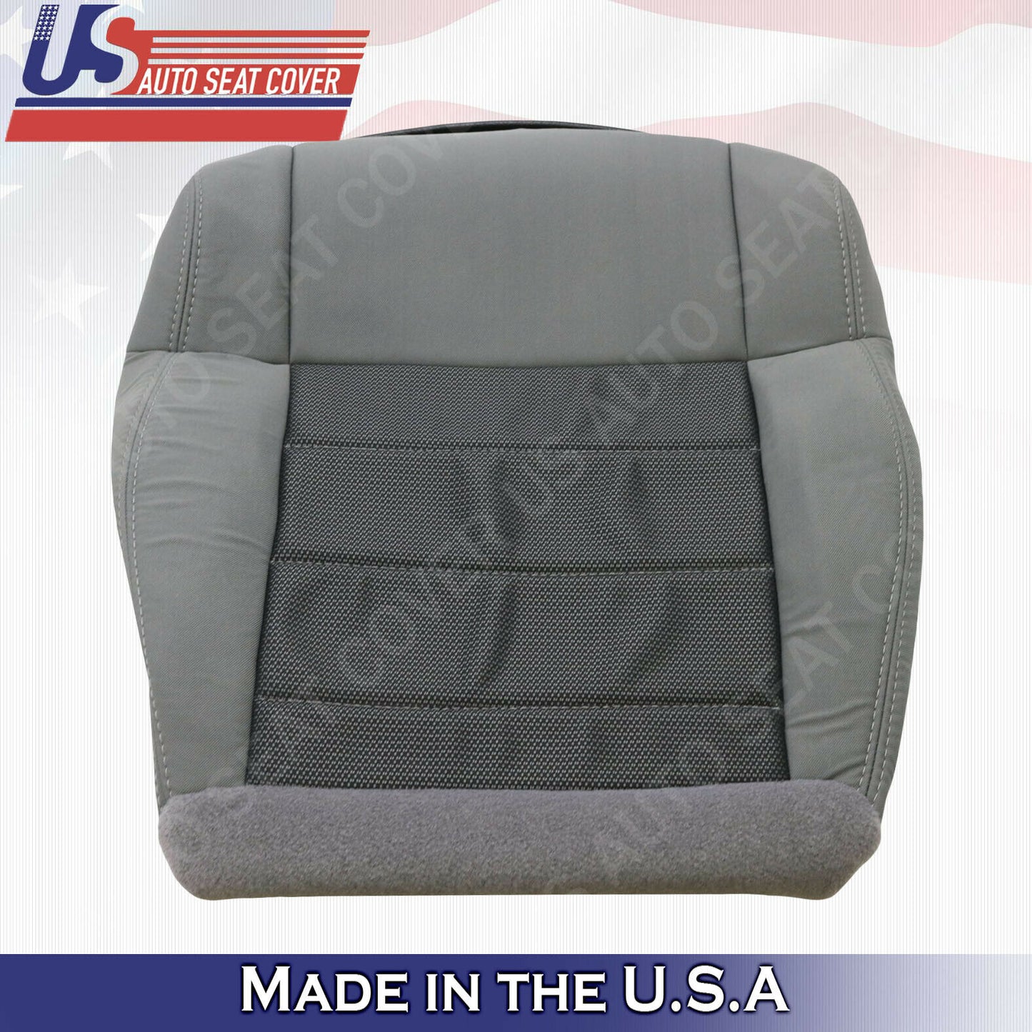 PASSENGER BOTTOM Fabric Cover Dk Gray 2008 2009 2010 Jeep Wrangler Unlimited