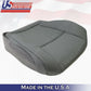 2009- 2019 Ford E150 E250 Van Driver Bottom Cloth Seat Cover Med. Flint Gray