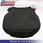 1997 -2004 Chevy Corvette Perforated Bottoms Leather Seat Cover Black
