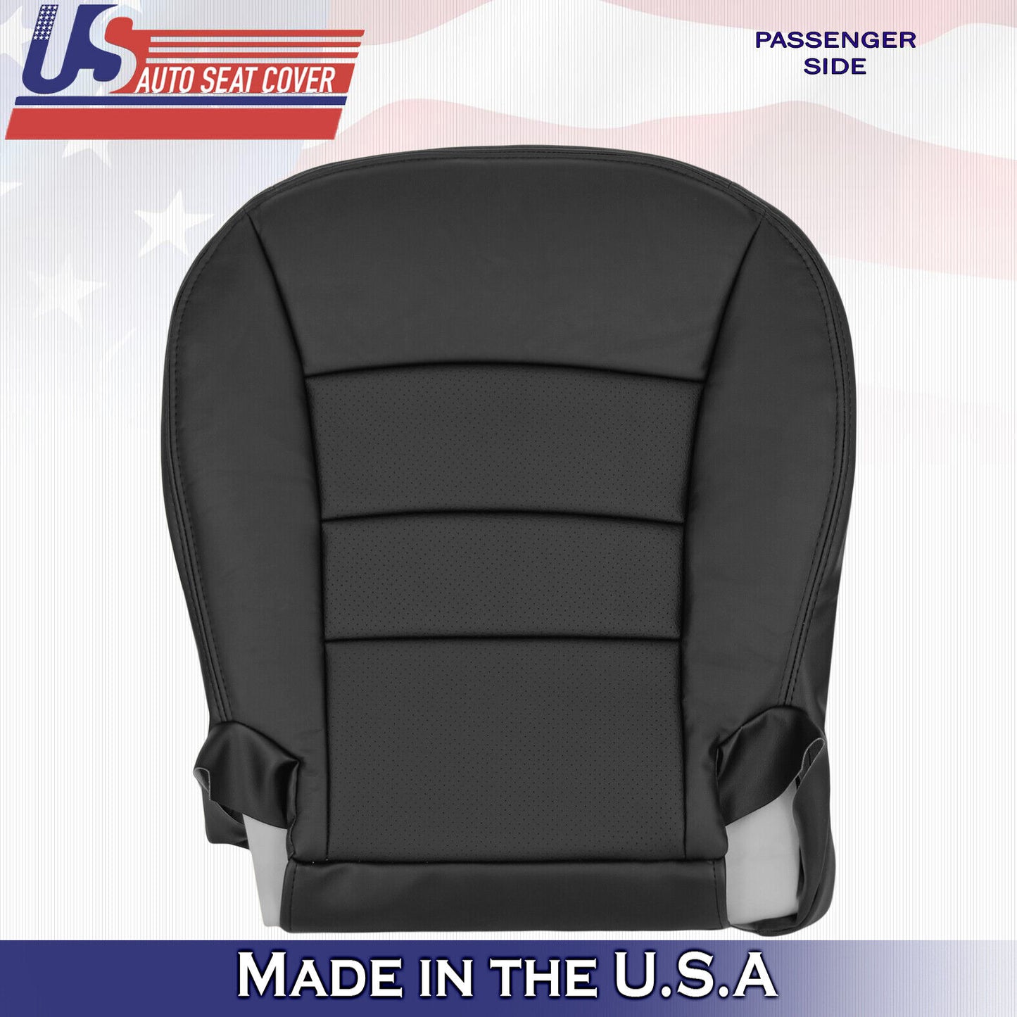 For Chevy Corvette C6 Passenger Side Bottom Leather Seat Cover 2005 to 2012