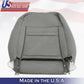 Fits For Nissan Frontier 2005 to 2019 Driver Top Cloth Seat Covers Steel Gray