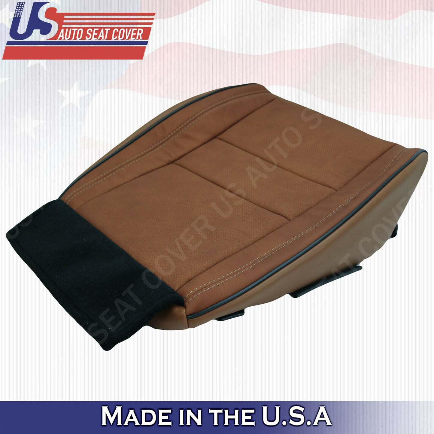 2011 to 2020 Jeep Grand Cherokee Overland Driver Bottom Leather Cover Saddle