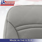 DRIVER & PASSENGER Bottoms Gray Leather Cover 1997-2004 Chevy Corvette SPORT