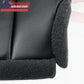 Driver Passenger Top & Bottom Leather cover Black  For 2001-2006 Lexus LS430
