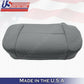 DRIVER PASSENGER Bottom Cloth Seat Cover Dark Ash Gray 2014-2018 Chevy Silverado