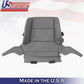 2014 to 2019 Chevy Silverado Work Truck HD-Driver Bottom VINYL Seat Cover Gray