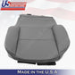 2014 to 2019 Chevy Silverado Work Truck HD-Driver Bottom VINYL Seat Cover Gray