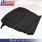 Fits 2006 to 2011 Lexus GS350 Driver Bottom Leather Perforated Seat Cover Black