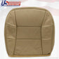2001 Lincoln Navigator Driver Side Bottom Perforated Leather Seat Cover Tan