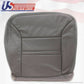 2000 Ford Excursion Limited Driver & Passenger Bottom Leather Seat Cover Gray