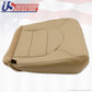 99 Ford F250 Lariat Driver & Passenger Bottom Replacement Leather Seat Cover Tan