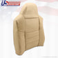 2008 - 2010 Ford F-250 Driver Top Lean Back Leather Seat Cover Stone Gray 4S 8S
