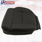 2004 to 08 Ford F-150 FX4 XLT Driver Bottom Leather Seat Cover Black perforated