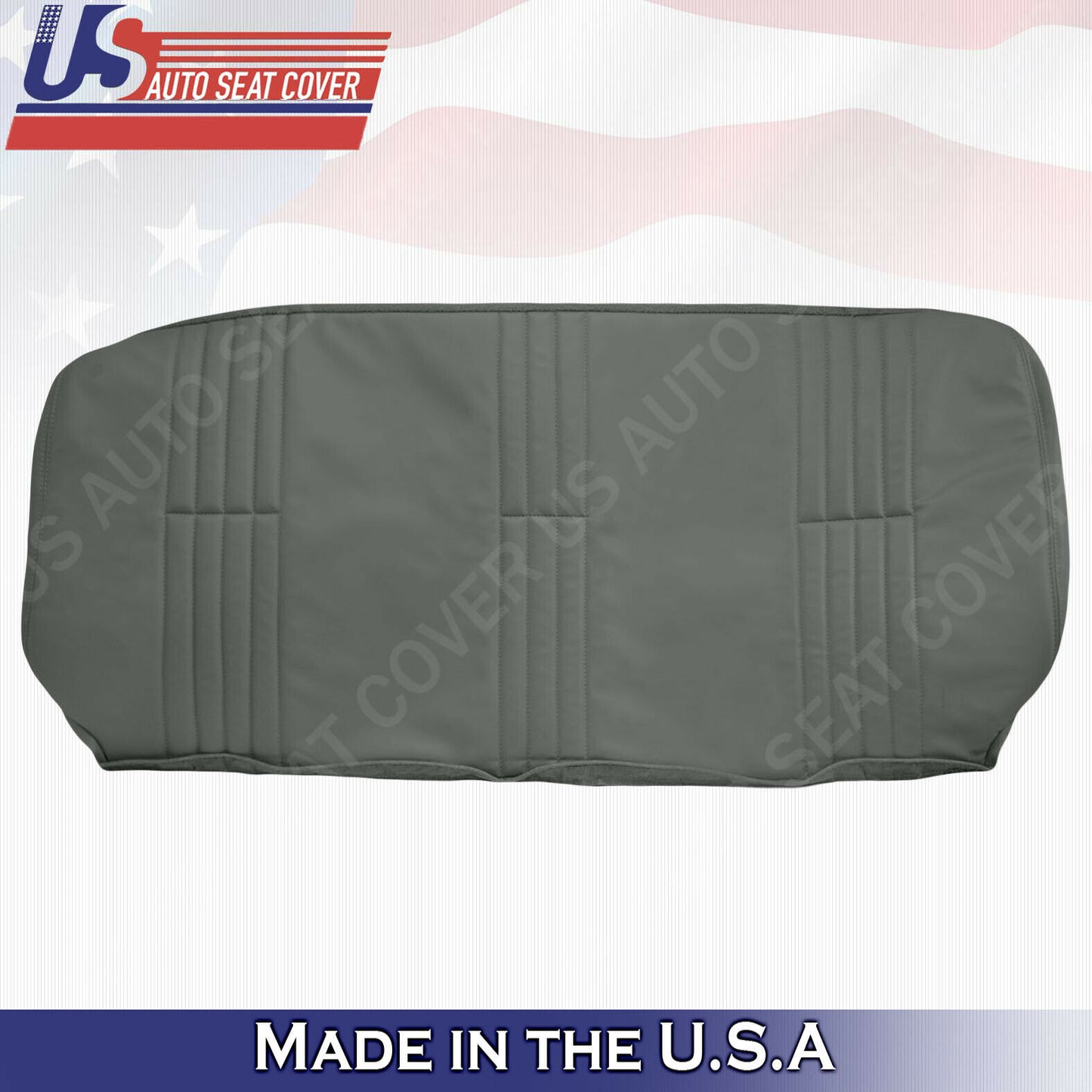 1995 - 2000 Fits For Chevy Silverado Work Truck Bench Top Seat Vinyl Cover Gray