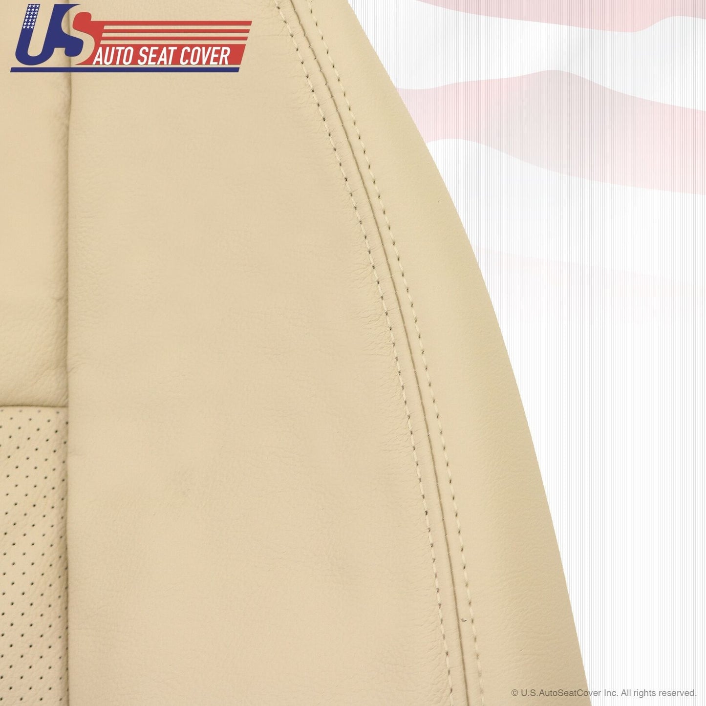 2003 2004 Lincoln Navigator Driver Lean Back Replacement Leather Seat Cover TAN