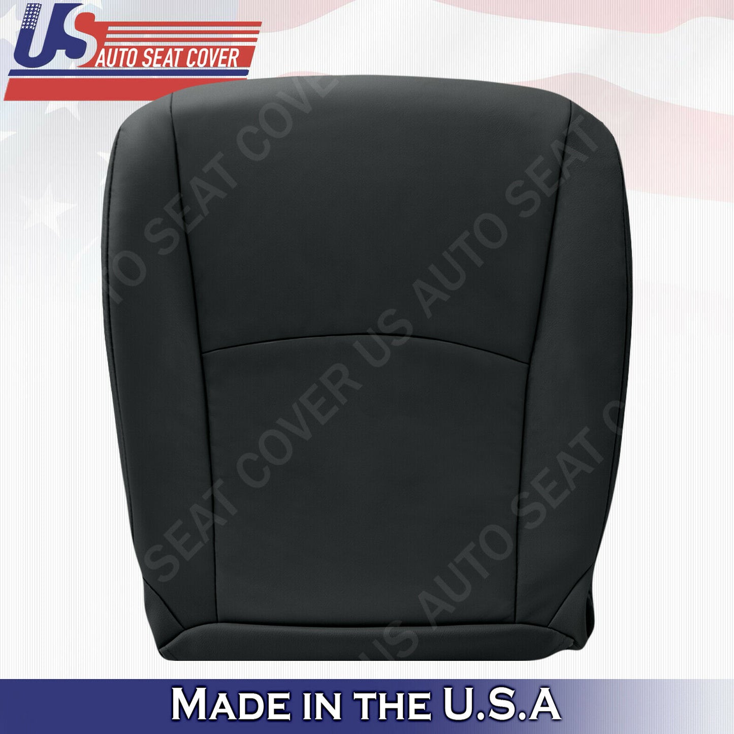 For Toyota Highlander 2008 to 2013 Driver & Passenger Bottom Leather Cover Black