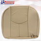 2004 Cadillac Escalade 2nd Row Driver Bottom Perforated Leather Seat Cover Tan