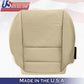 Driver Passenger Bottom Perforated Leather Cover Tan For Acura MDX 2007 to 2012
