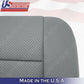 DRIVER PASSENGER Bottom Cloth Seat Cover Dark Ash Gray 2014-2018 Chevy Silverado