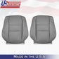 Driver & Passenger Tops Leather Covers Taupe For Acura RL 2005 2006 2007 2008