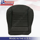 1999 to 2004 Volkswagen Jetta Front Driver Bottom Leather Seat Cover In Black