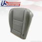 2002 to 2007 Ford F-350 Diesel Lariat Bottom Leather Seat Cover Gray Perforated