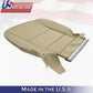 For 2013 2014 2015 2016 2017 2018 Acura RDX Bottoms Perforated Leather Cover Tan