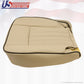 2006 Lincoln Navigator Driver Bottom Perforated Leather Seat Cover Camel Tan KC