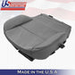 2014 to 2019 Chevy Silverado Work Truck HD-Driver Bottom VINYL Seat Cover Gray